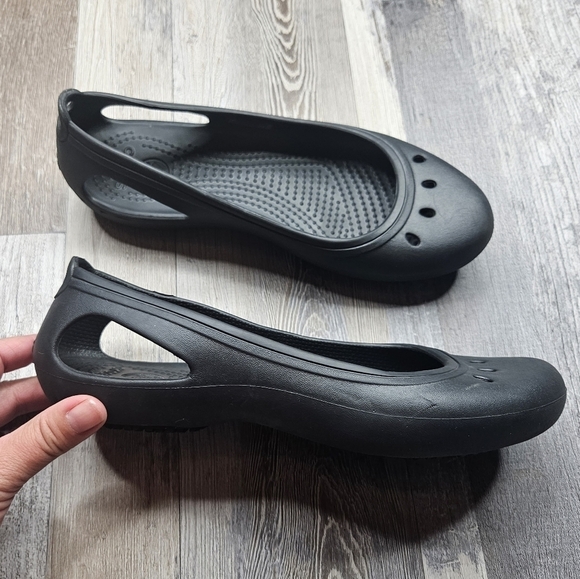 Crocs Kadee Slingback Flats Black Women's 7 - Picture 4 of 7
